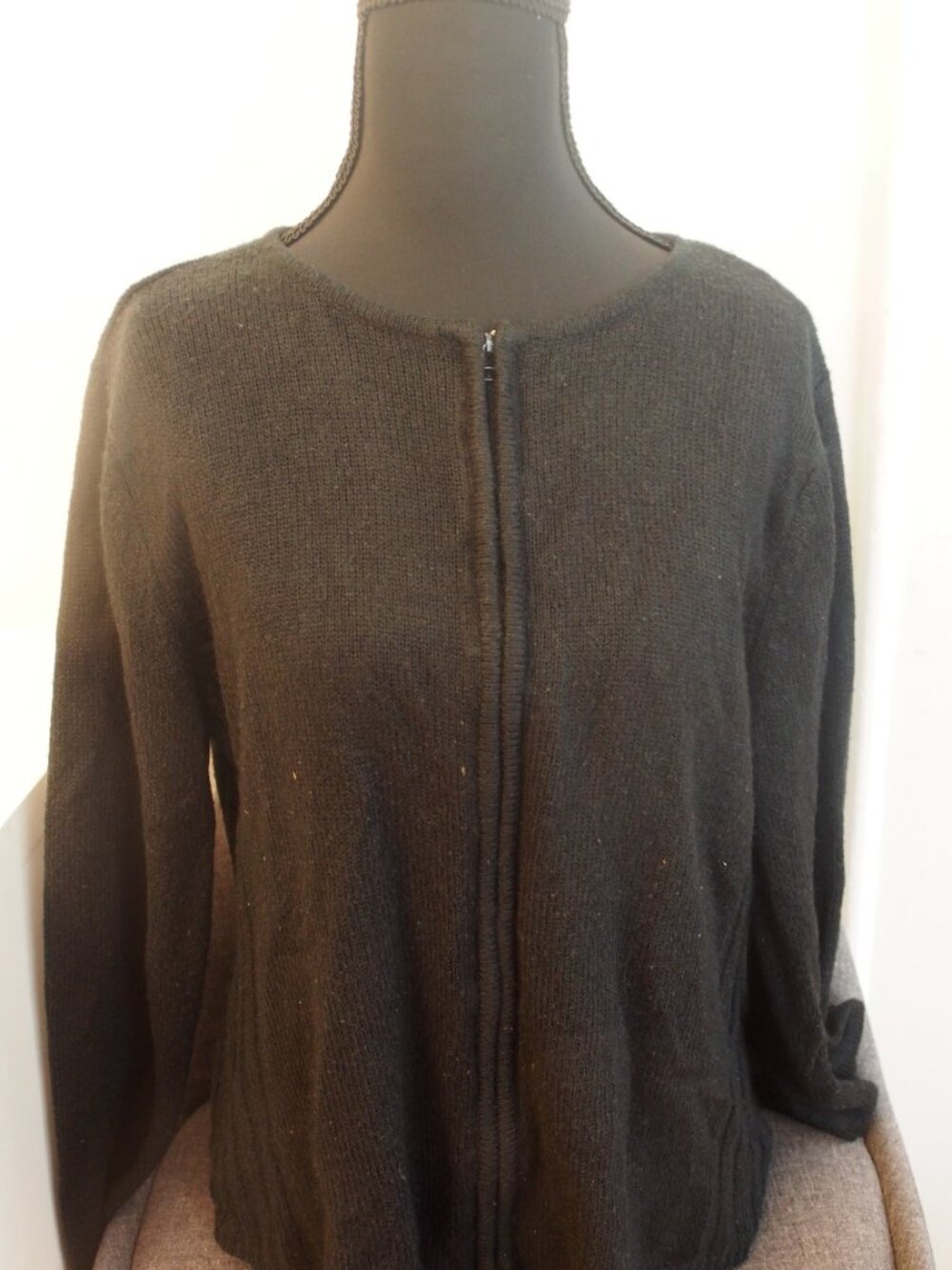 sweater size L black Merona